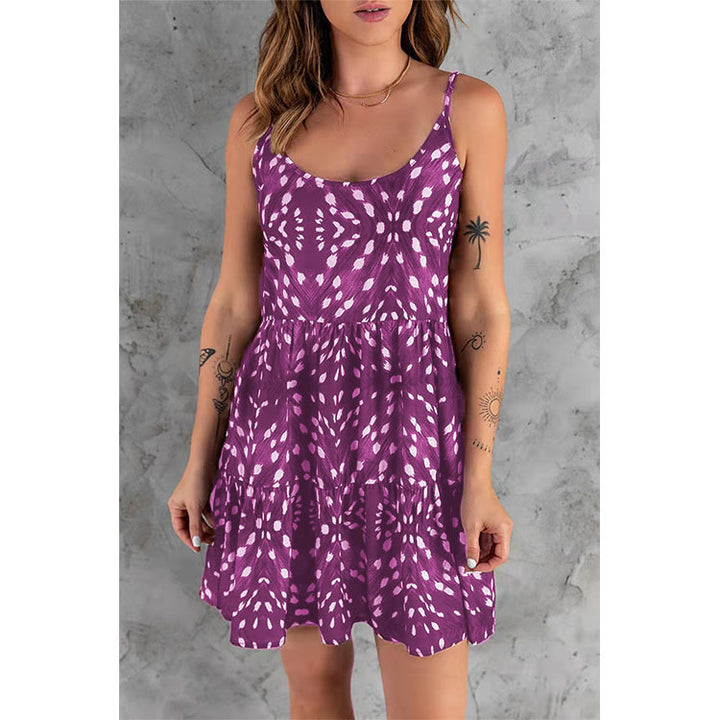 Printed Boho Commuter Sling Dress