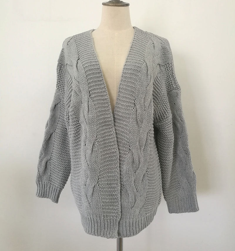 Loose Fit Plus Size Sweater - Relaxed Comfort