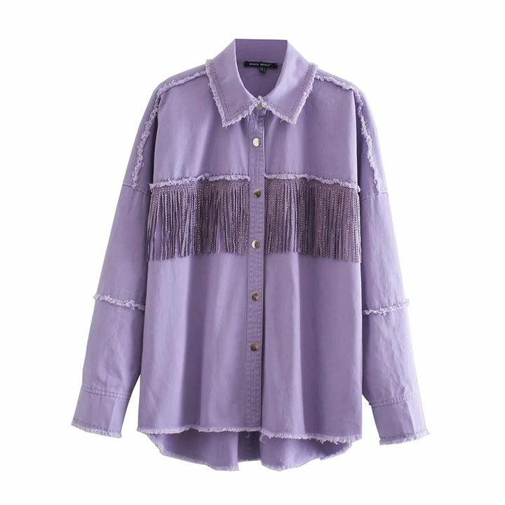 Fringe Embellished Jacket