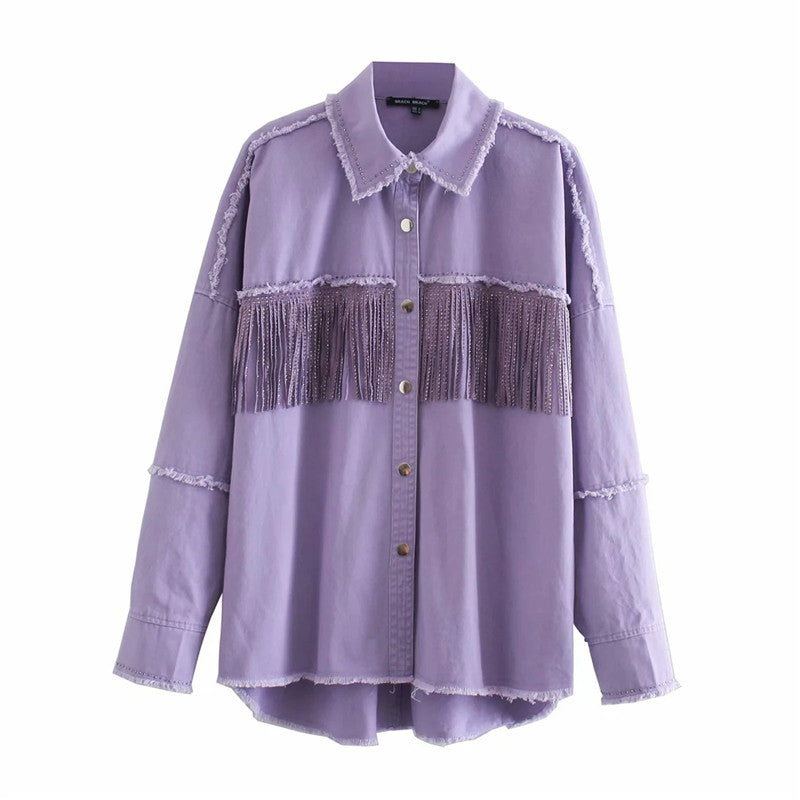 Fringe Embellished Jacket