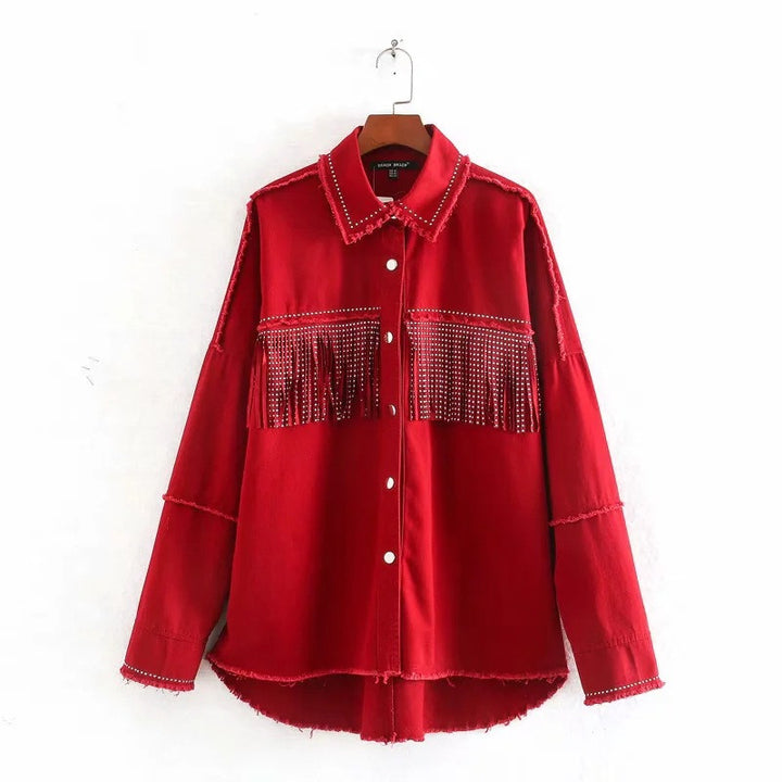 Fringe Embellished Jacket