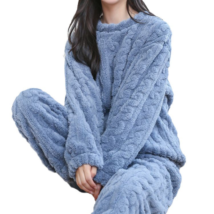 Flannel Warm Loungewear Set - Fairy Style