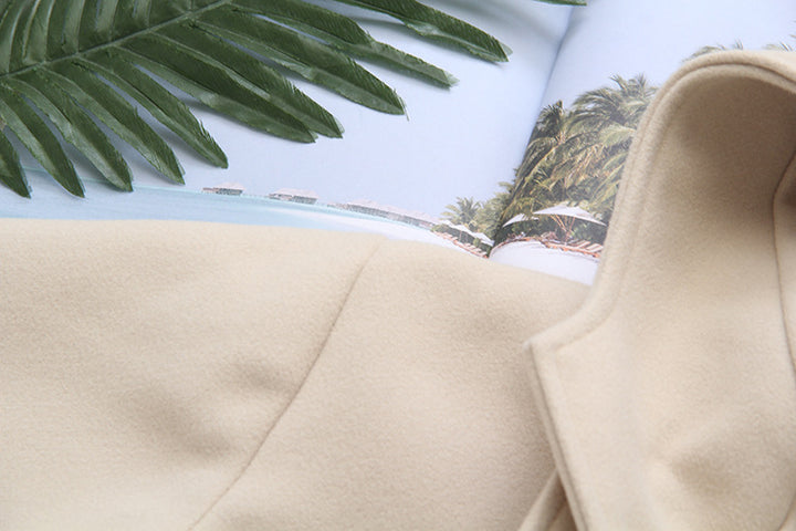 Coat Hooded Student Woolen Coat Female