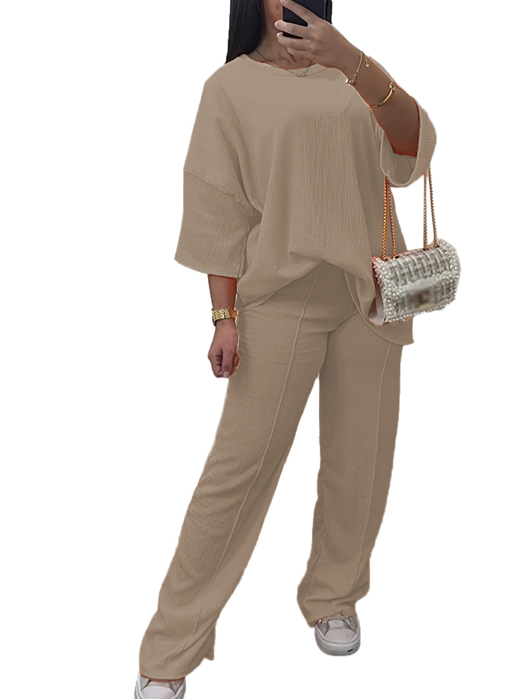 Casual Two Piece Suit Plus Size