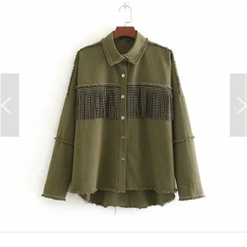 Fringe Embellished Jacket