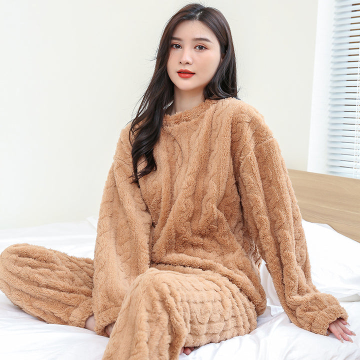 Flannel Warm Loungewear Set - Fairy Style