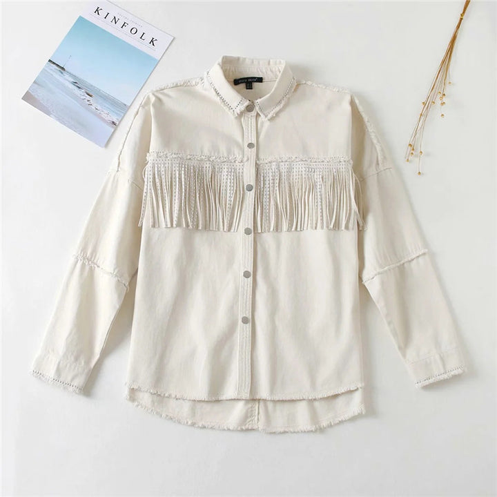 Fringe Embellished Jacket