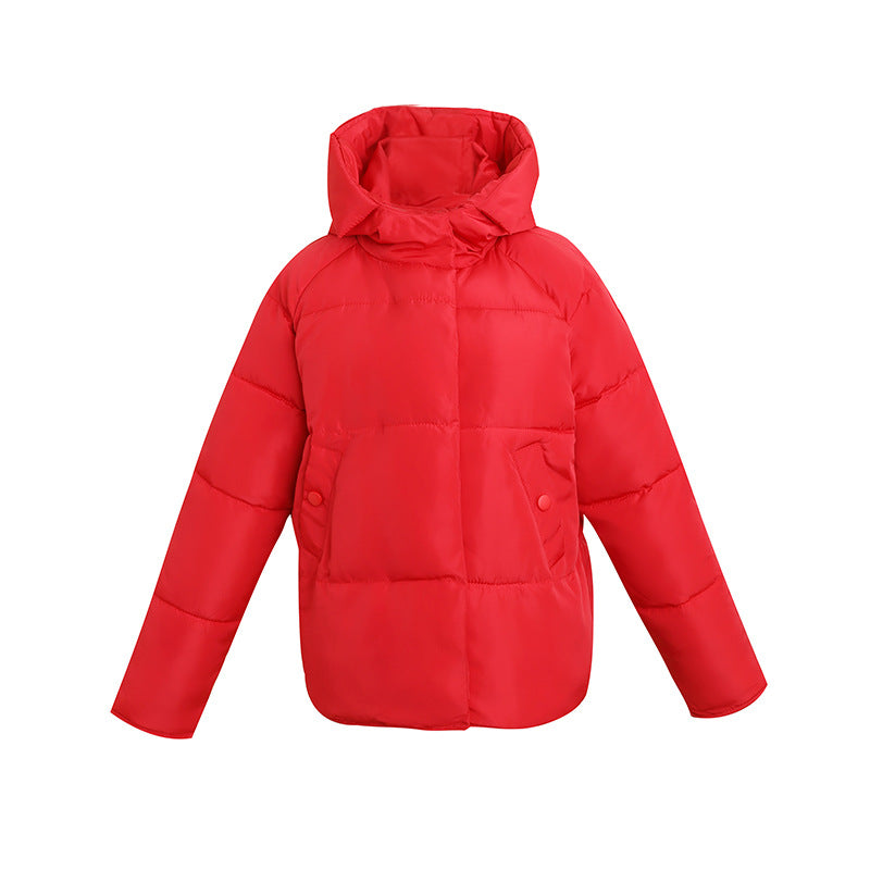 Bread Coat Hooded Warm Cotton Coat Women's Coat Cotton-padded Jacket