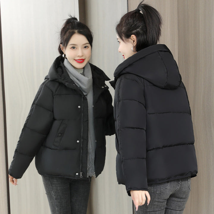 Bread Coat Hooded Warm Cotton Coat Women's Coat Cotton-padded Jacket