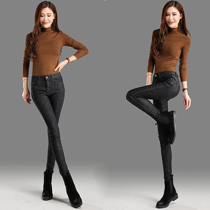 Skinny Black Jeans - Sleek Denim for Women