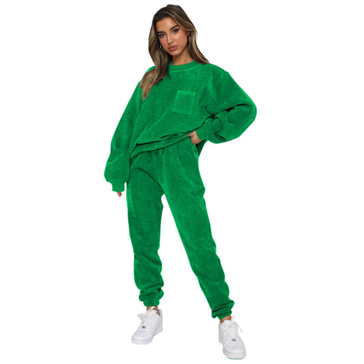 Classic Long Sleeve Two-Piece Fashion Set