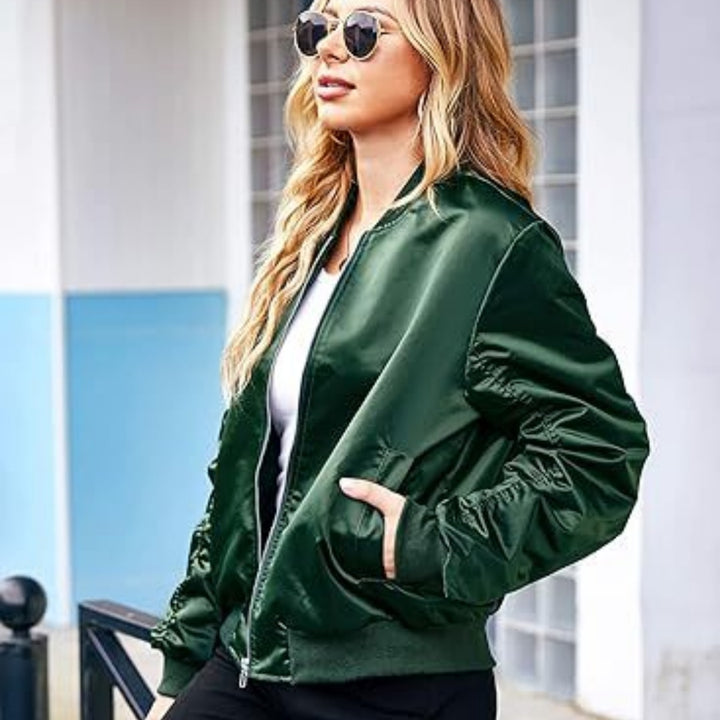 Zipper Casual Jacket with Pockets