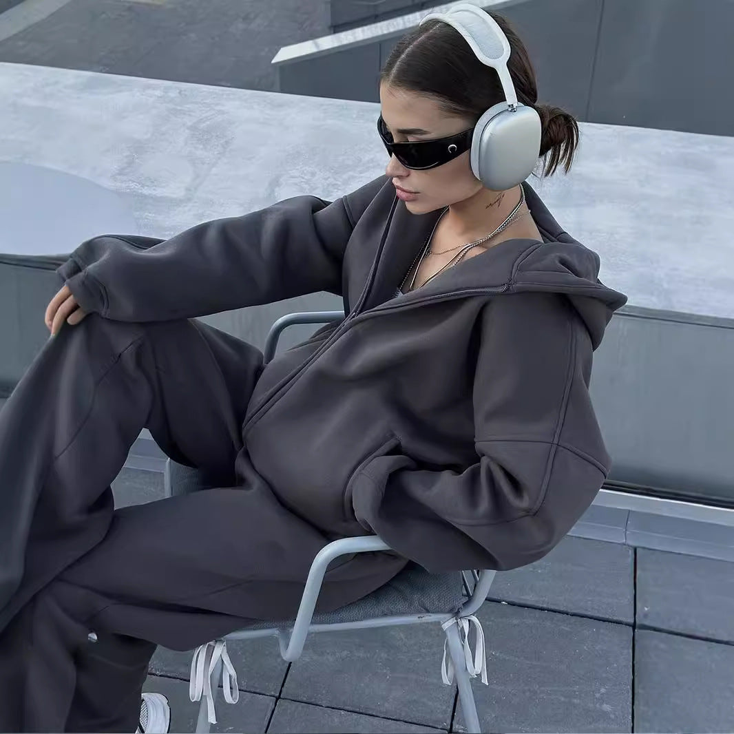 Personality Sweater Two-piece Set For Women