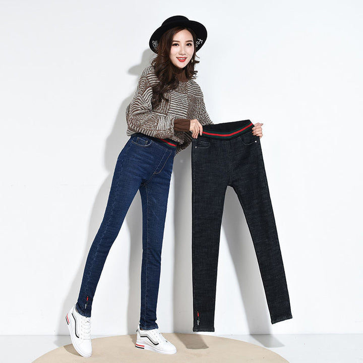 Premium Lambskin Leather Jeans - Luxury Denim