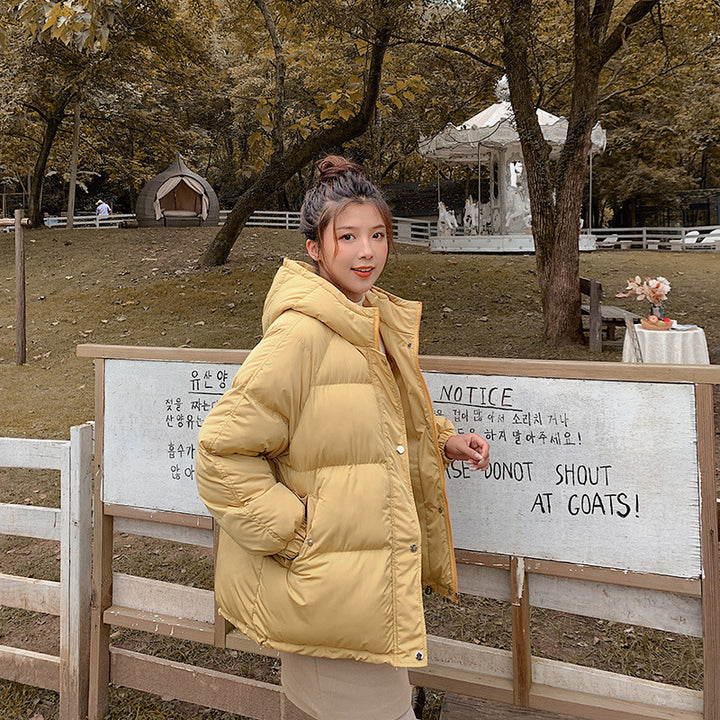 Short student ins bread coat coat