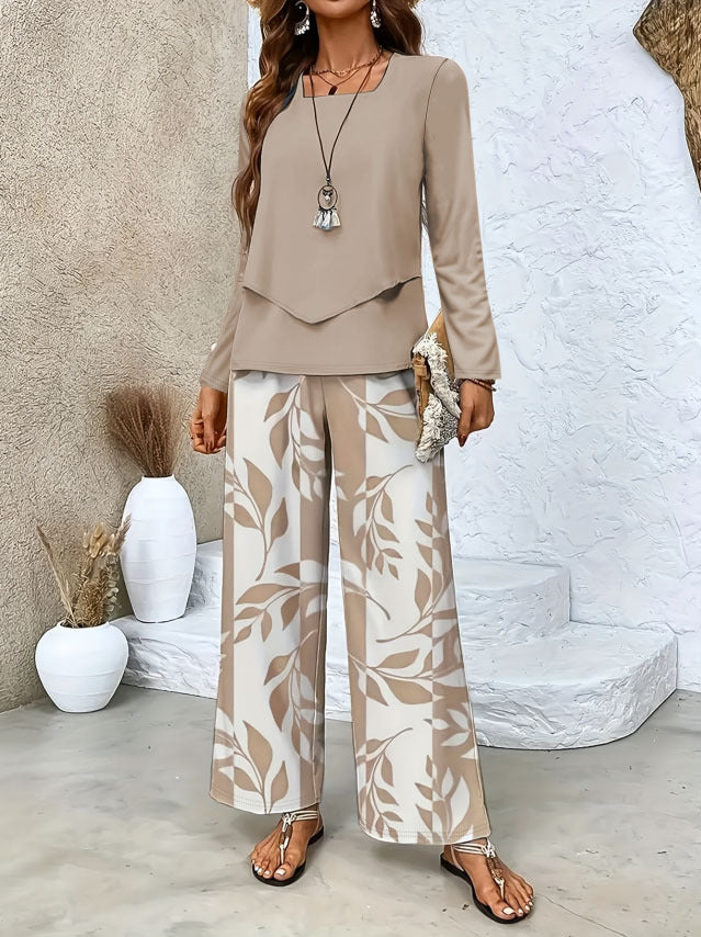 Temperament Commute Two-piece Set For Women