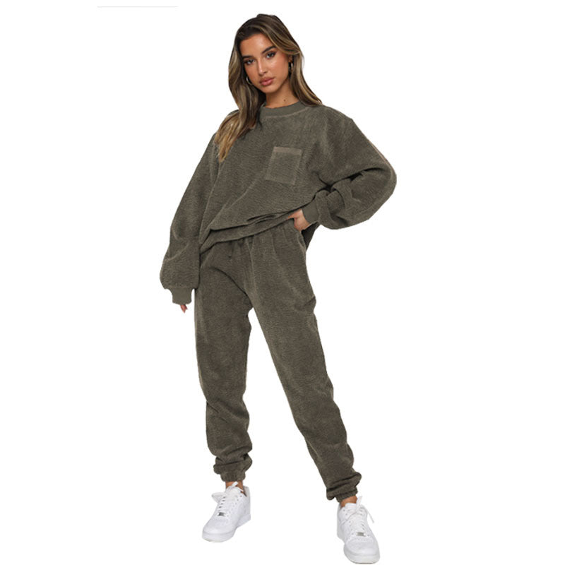 Classic Long Sleeve Two-Piece Fashion Set