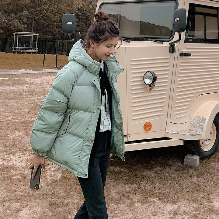 Short student ins bread coat coat