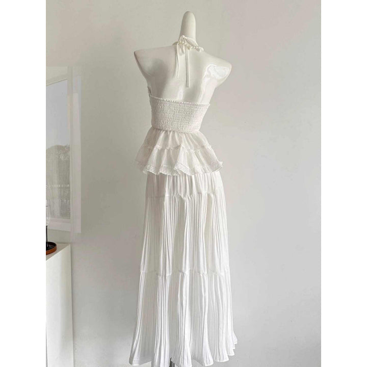 Design Lace Crochet Halter Spaghetti Straps Vest For Women