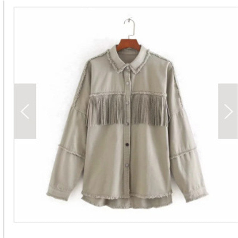 Fringe Embellished Jacket