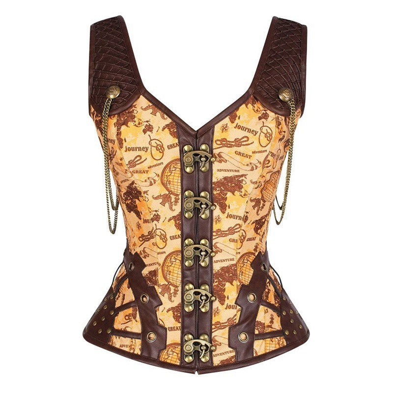 Gothic Steel Boned Shapewear Corset