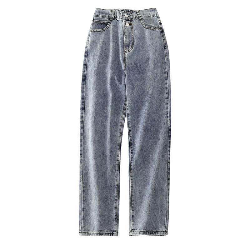 Xuanya Straight Leg Jeans - Classic Denim for Women