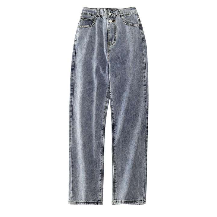 Xuanya Straight Leg Jeans - Classic Denim for Women