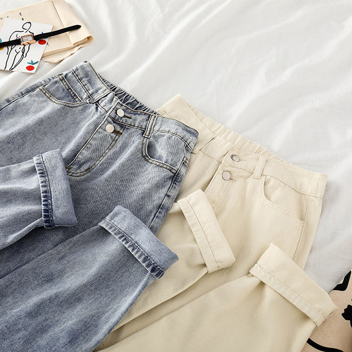Xuanya Straight Leg Jeans - Classic Denim for Women