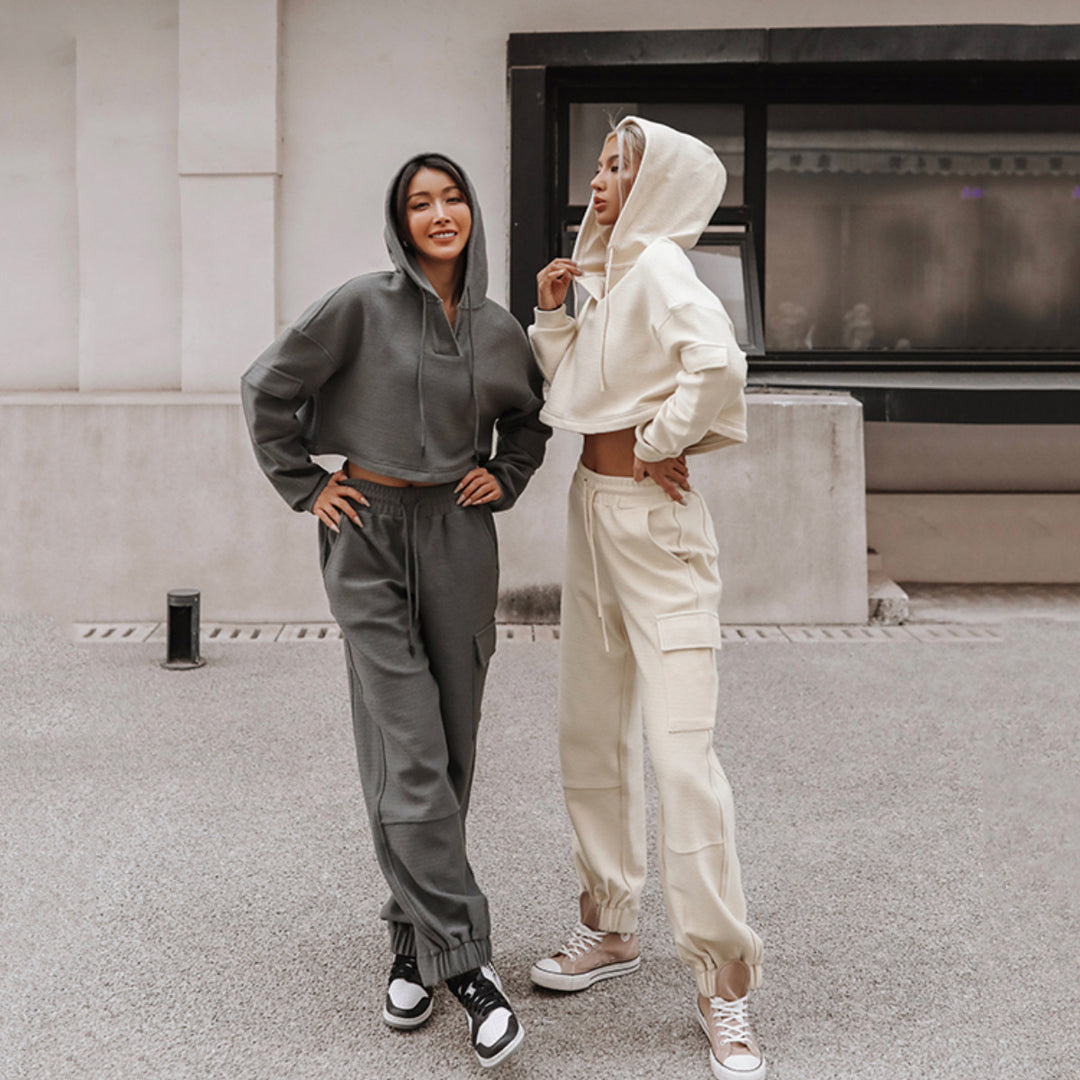 Street Style Leisure Sports Two-Piece Set