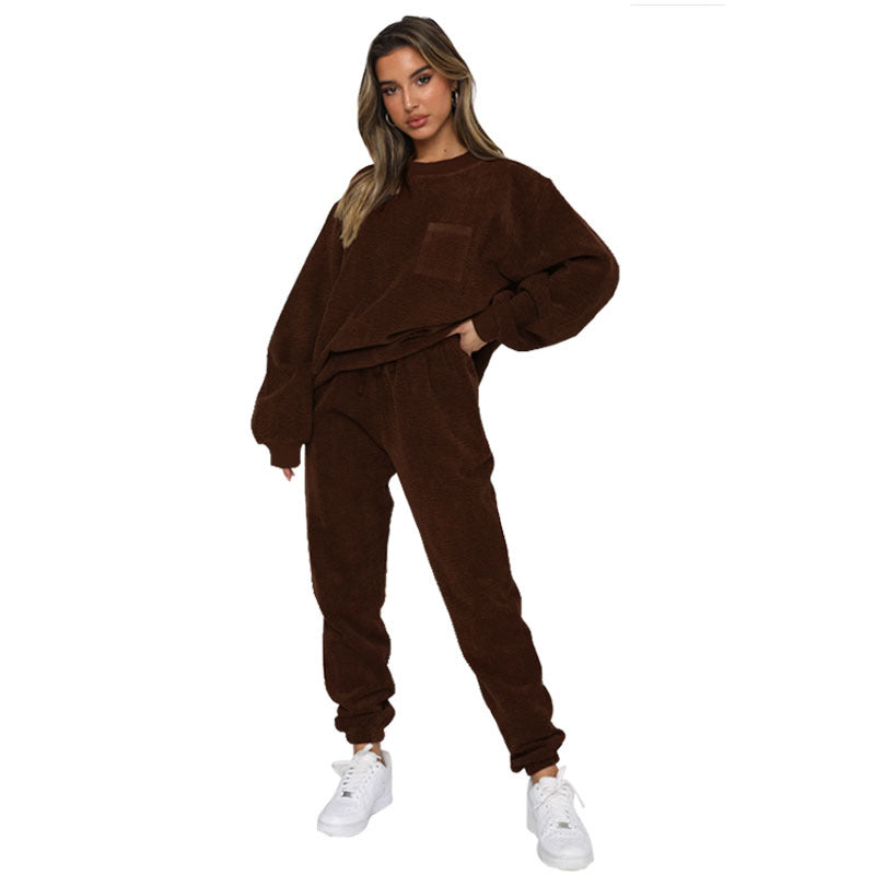 Classic Long Sleeve Two-Piece Fashion Set