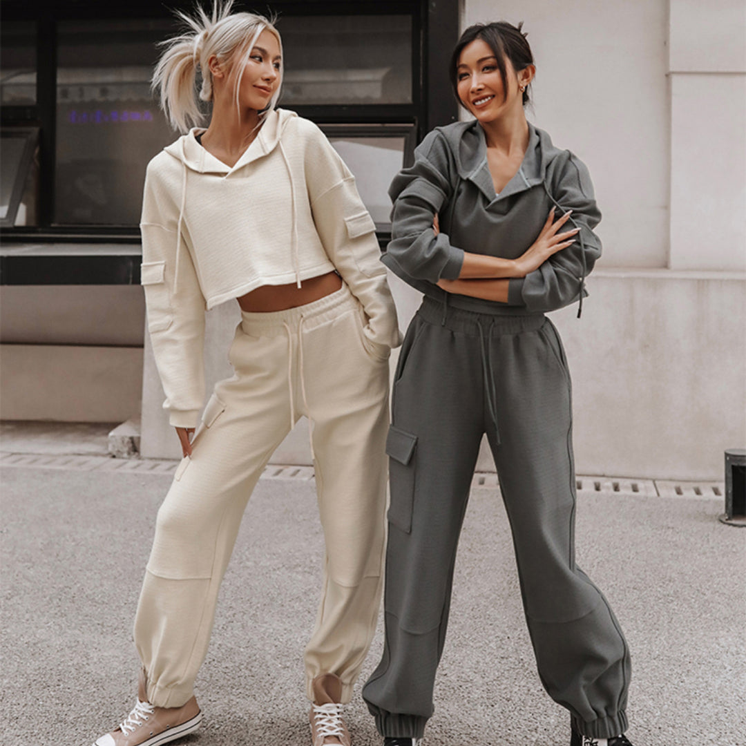 Street Style Leisure Sports Two-Piece Set