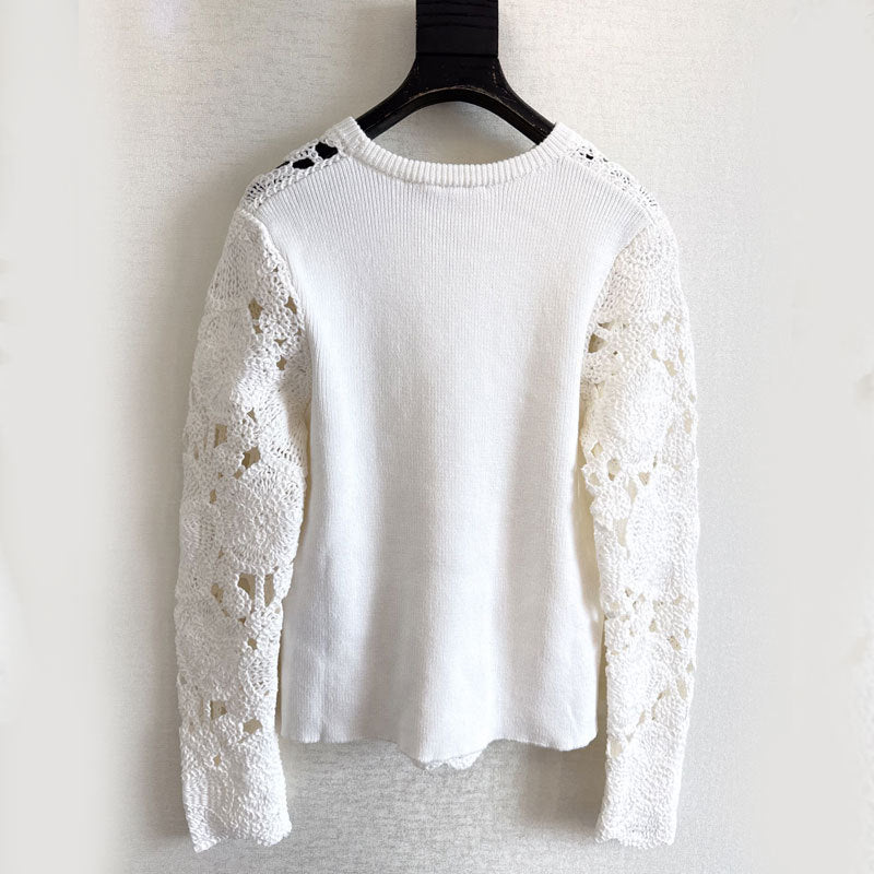 Fashionable Personalized Crochet Sweater Top For Women