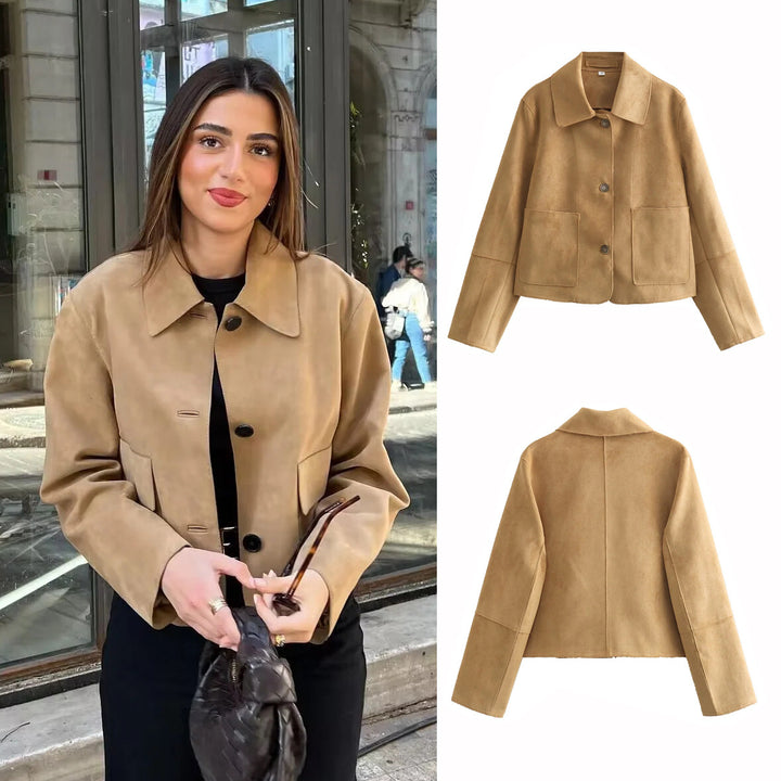 Suede Fabric Jacket
