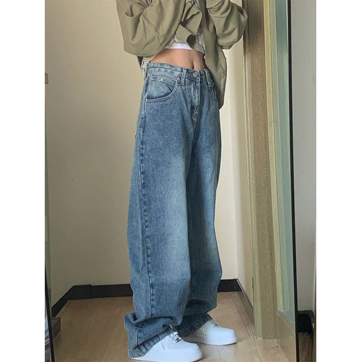 High Waist Wide Leg Jeans - Plus Size