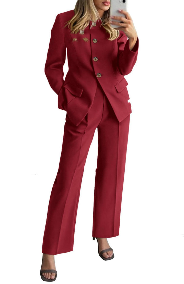 Tailored Pantsuit Two-Piece Set - Women's Workwear