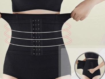 High-Waist Shaping Shorts with Hook Closure