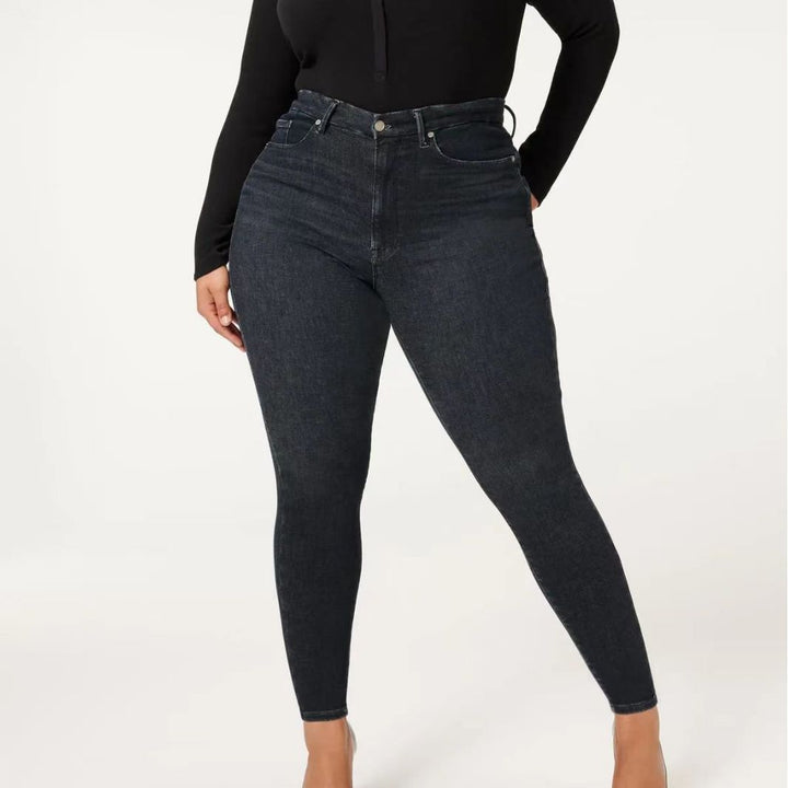 High Elastic Slim Fit Jeans - Plus Size