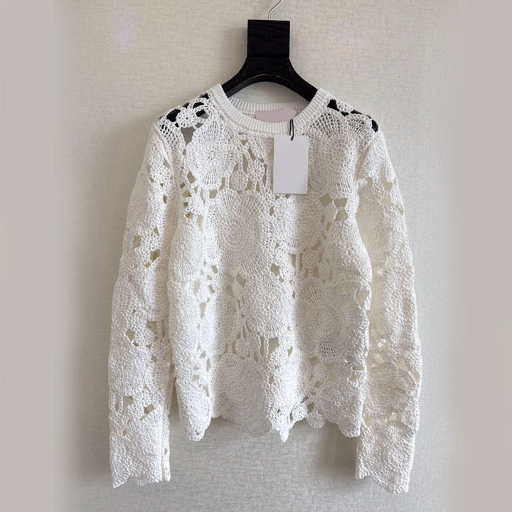 Fashionable Personalized Crochet Sweater Top For Women