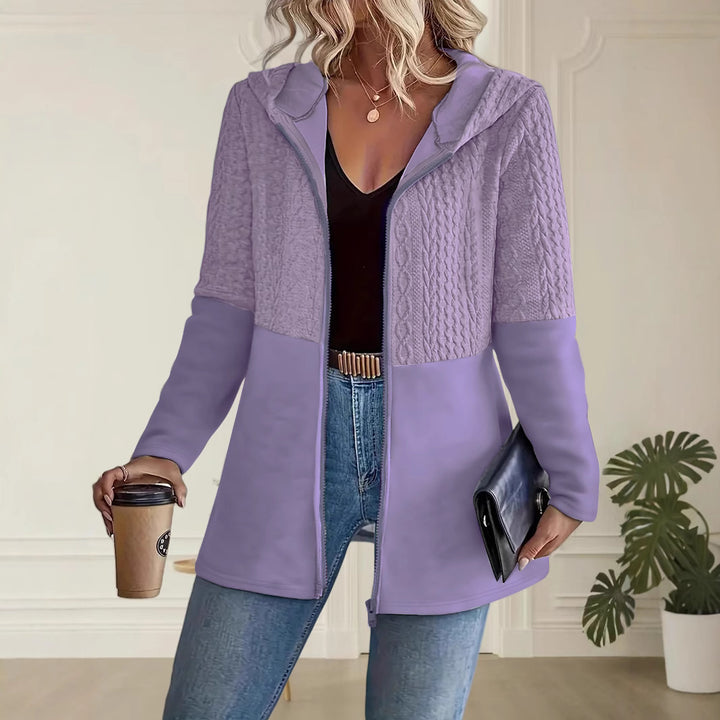 Hooded Jacket Coat - Casual Loose Fit for Women