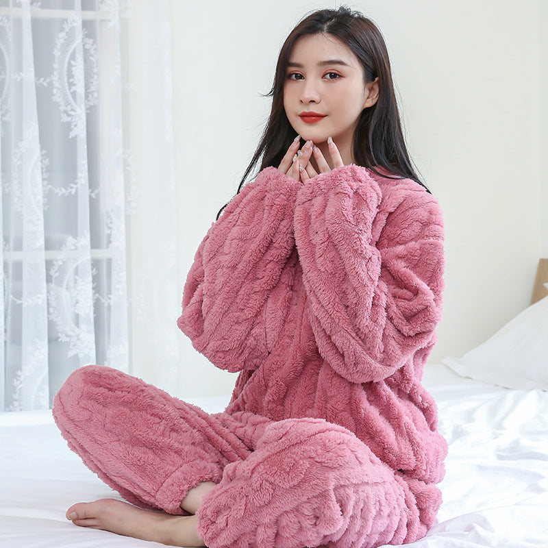 Flannel Warm Loungewear Set - Fairy Style