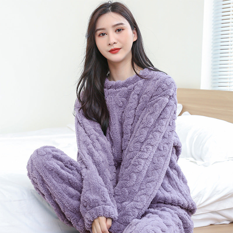 Flannel Warm Loungewear Set - Fairy Style