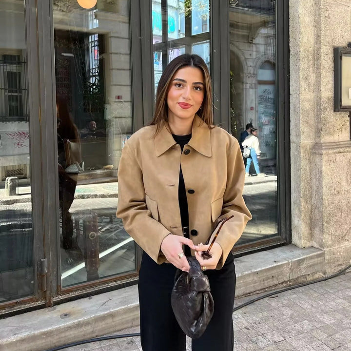 Suede Fabric Jacket