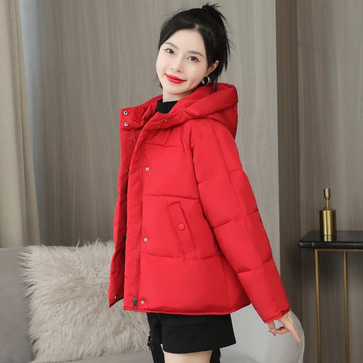 Bread Coat Hooded Warm Cotton Coat Women's Coat Cotton-padded Jacket
