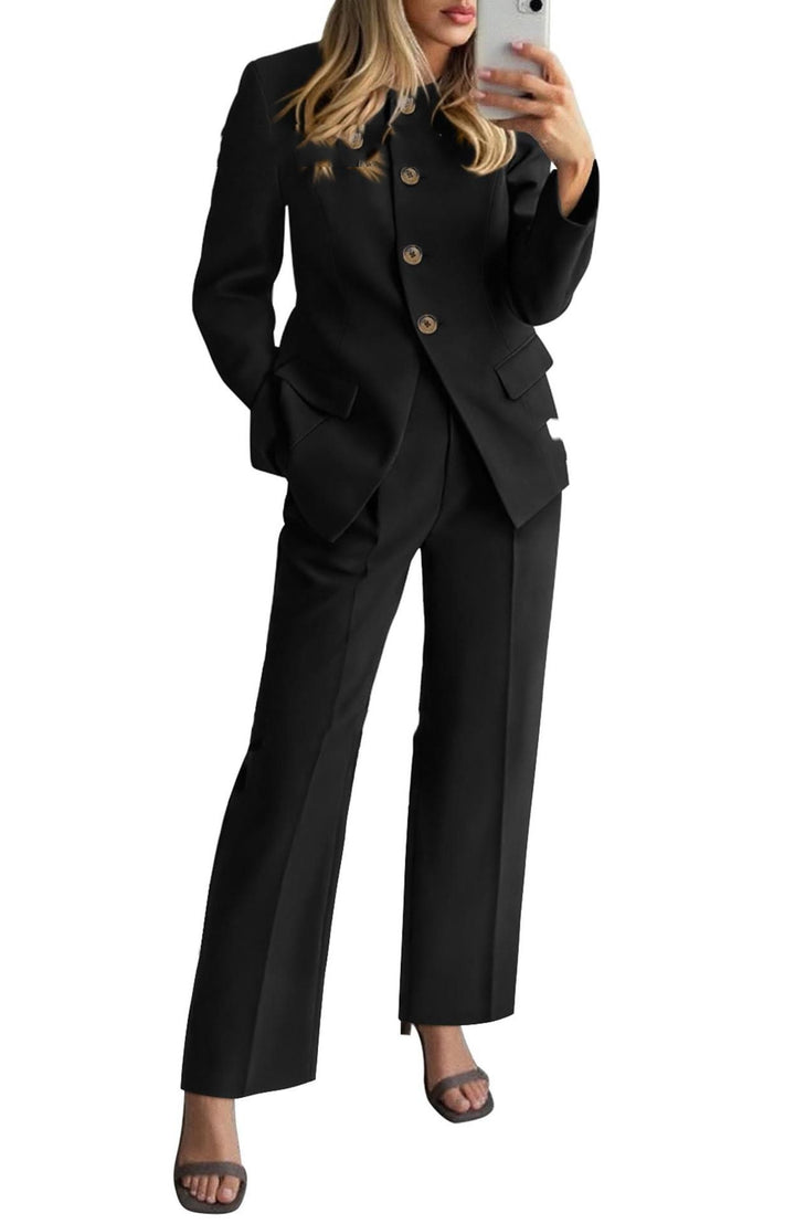 Tailored Pantsuit Two-Piece Set - Women's Workwear