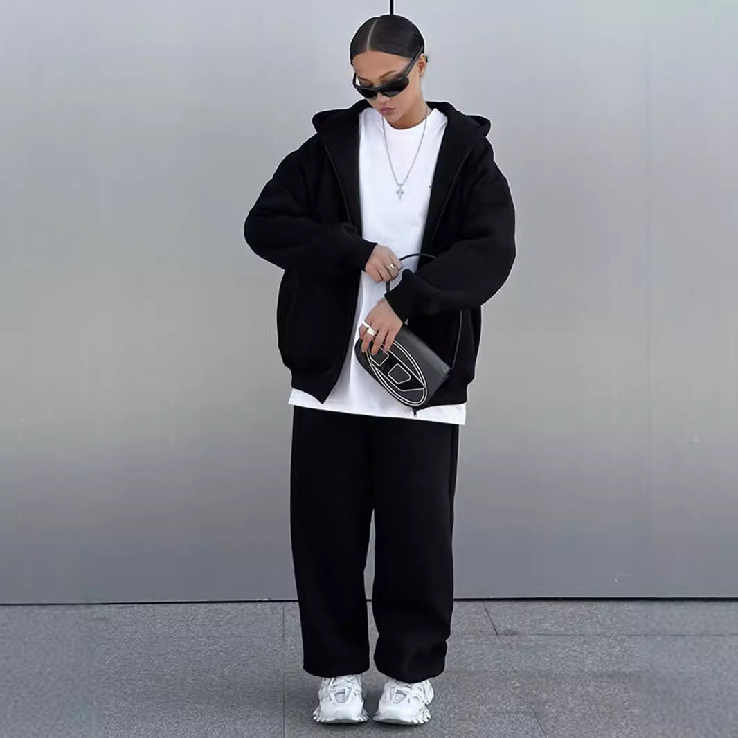 Personality Sweater Two-piece Set For Women