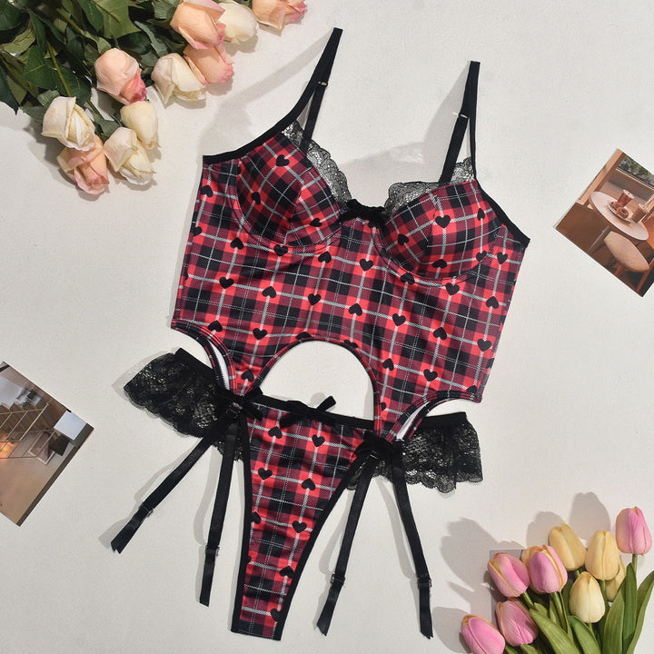 Lace Garter Shapewear Set - Romantic Style