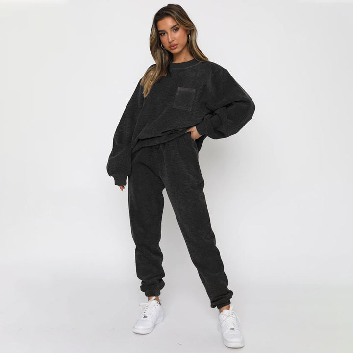 Classic Long Sleeve Two-Piece Fashion Set