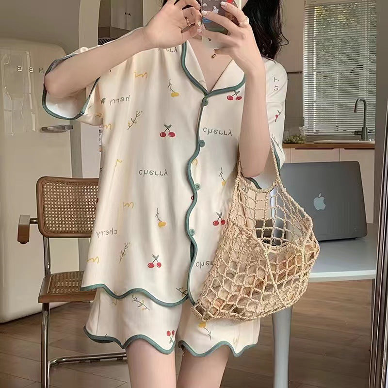 Short Sleeve Loungewear Set - Summer Comfort