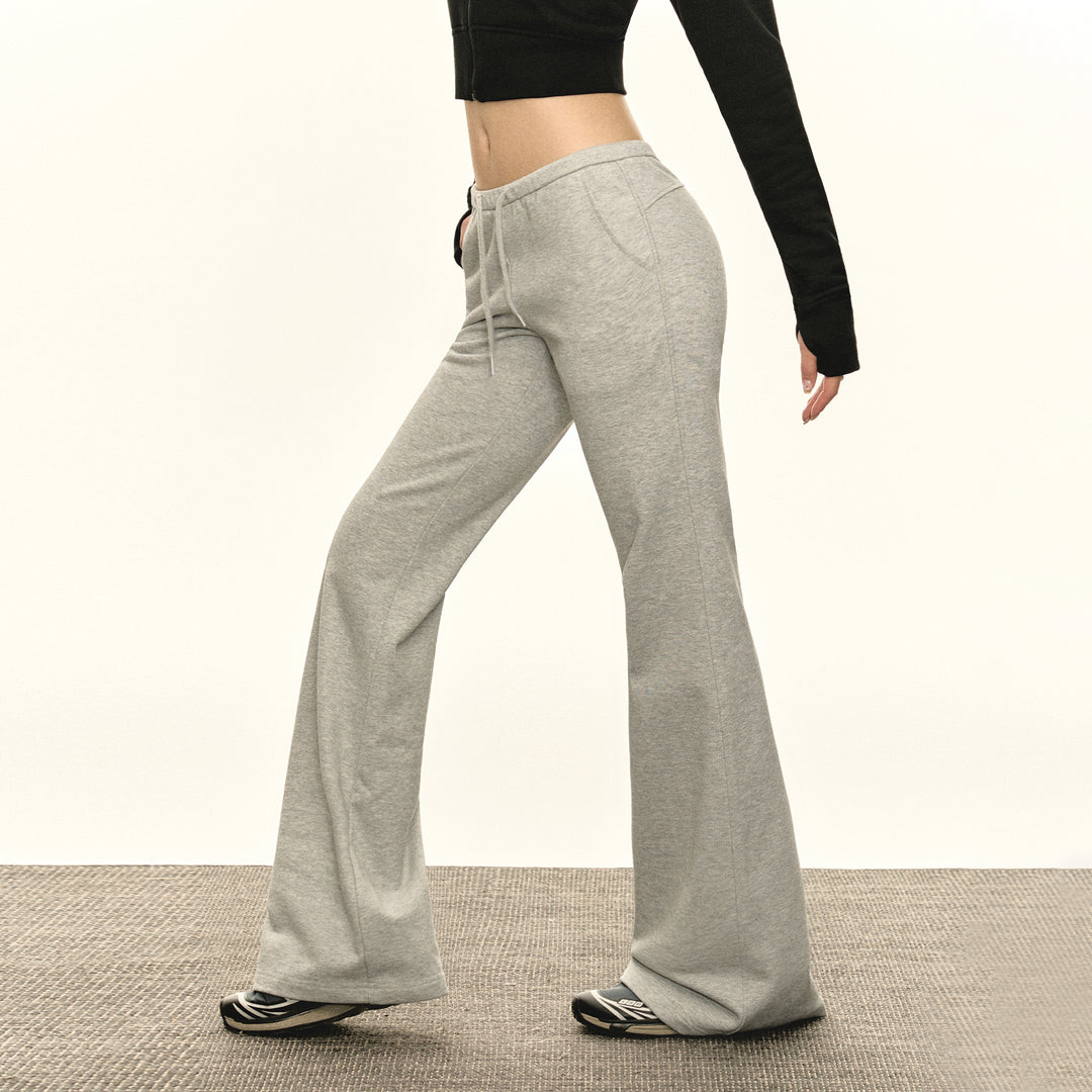 Retro Low Waist Yoga Sweatpants Women's Casual Pants