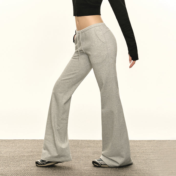 Retro Low Waist Yoga Sweatpants Women's Casual Pants